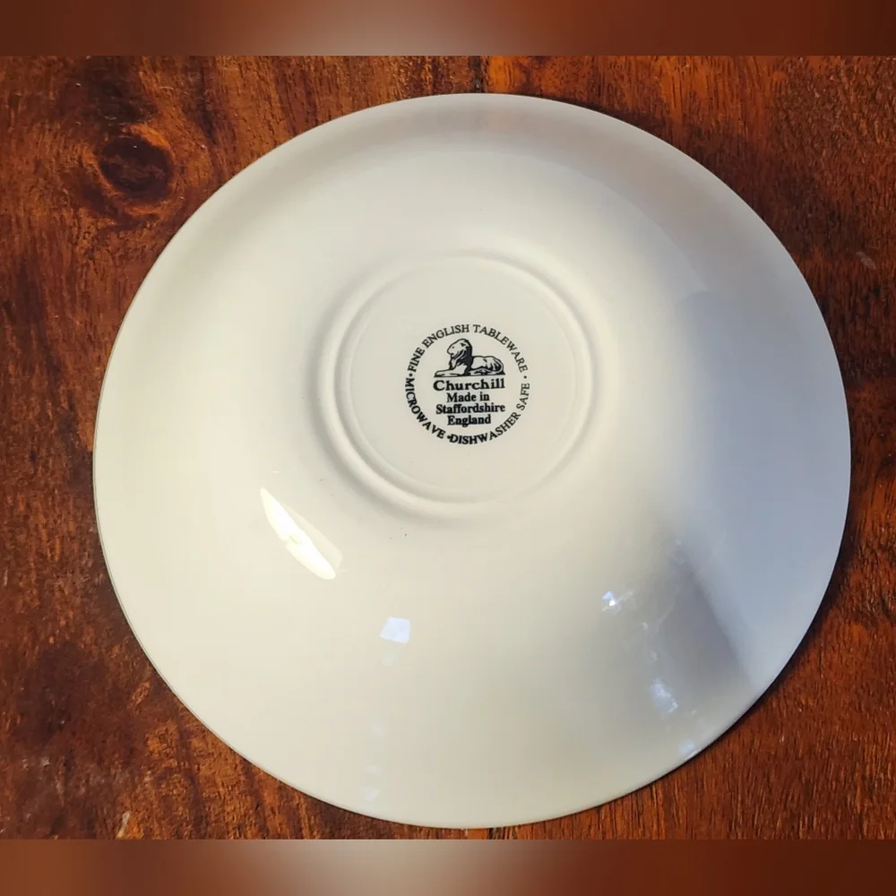 Churchill Blue Willow Pattern Bowl - Picture 5 of 6